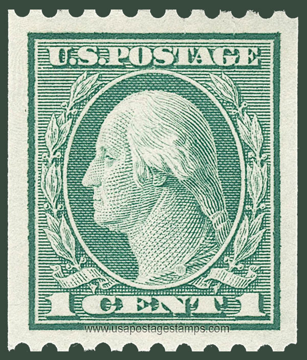 US 1915 George Washington (1732-1799) Coil 1c. Scott. 448
