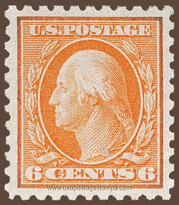 US 1916 George Washington (1732-1799) 6c. Scott. 468