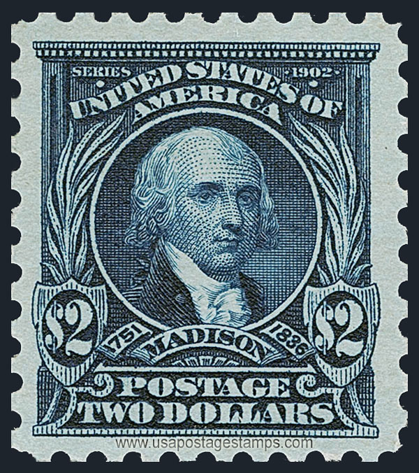 US 1917 James Madison (1751-1836) $2 Scott. 479