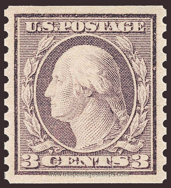 US 1917 George Washington (1732-1799) Coil 3c. Scott. 493