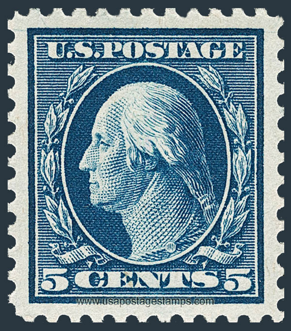US 1917 George Washington (1732-1799) 5c. Scott. 504
