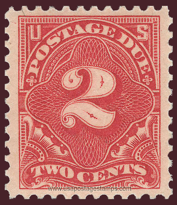 US 1917 Postage Due Stamp 2c. Scott. J62