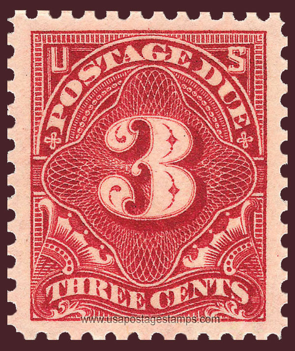 US 1917 Postage Due Stamp 3c. Scott. J63