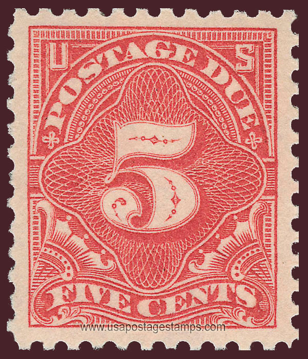 US 1917 Postage Due Stamp 5c. Scott. J64a