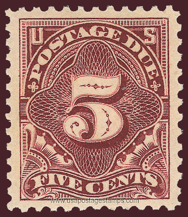 US 1917 Postage Due Stamp 5c. Scott. J64b