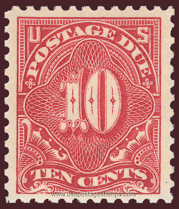 US 1917 Postage Due Stamp 10c. Scott. J65