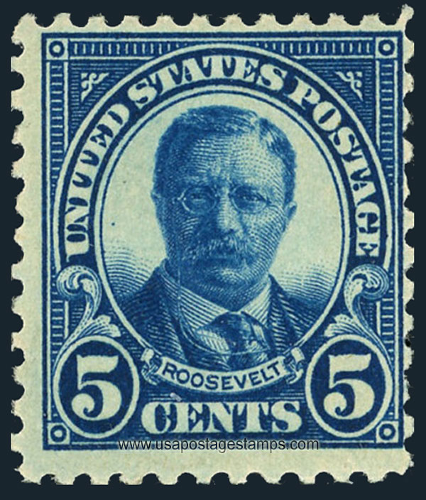 US 1922 Theodore Roosevelt (1858-1919) 5c. Michel PR267A