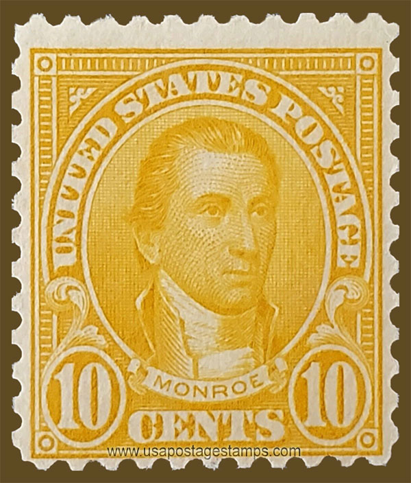 US 1923 James Monroe (1758-1831) 10c. Michel 272L