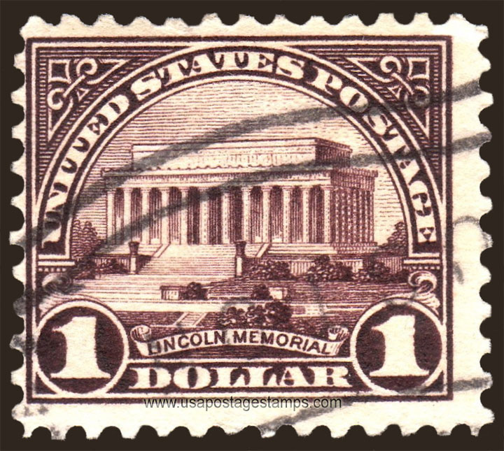 US 1923 Lincoln Memorial (1922), Washington, D.C. $1 Michel PR283A