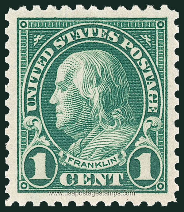 US 1923 Benjamin Franklin (1706-1790) 1c. Scott. 552