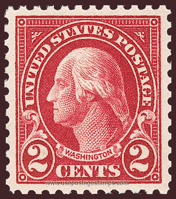 US 1923 George Washington (1732-1799) 2c. Scott. 554