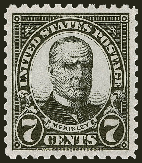 US 1923 William McKinley (1843-1901) 7c. Scott. 559
