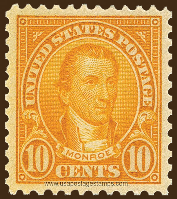 US 1923 James Monroe (1758-1831) 10c. Scott. 562