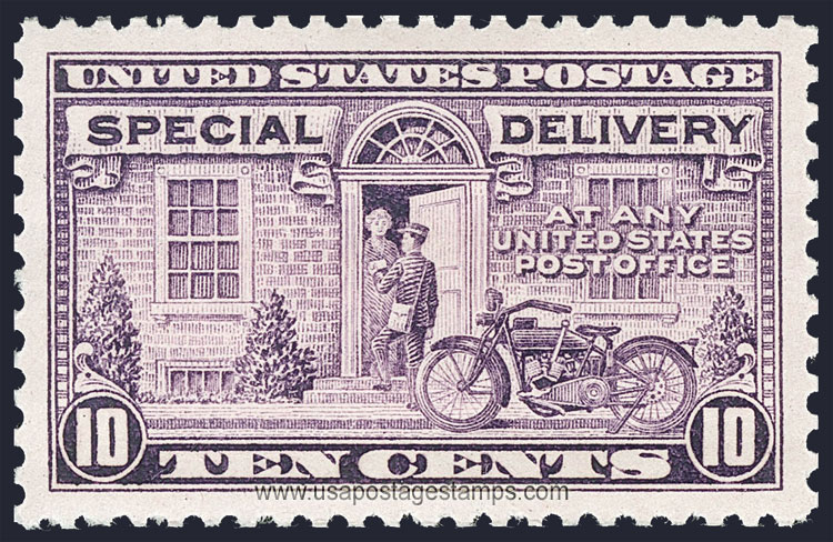 US 1927 Special Postal Delivery - Motorcycle 10c. Scott. E15a