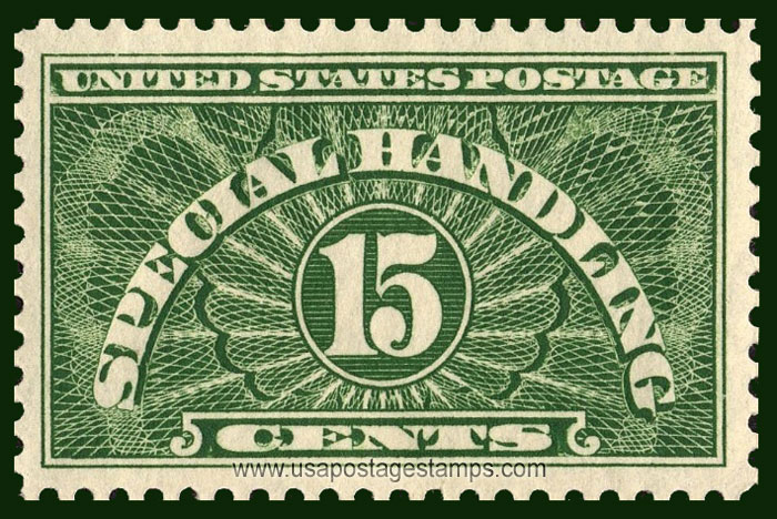 US 1928 Special Handling Stamp 15c. Scott. QE2