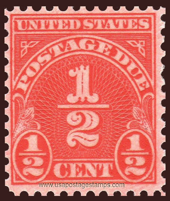 US 1930 Postage Due Stamp ½c. Scott. J69