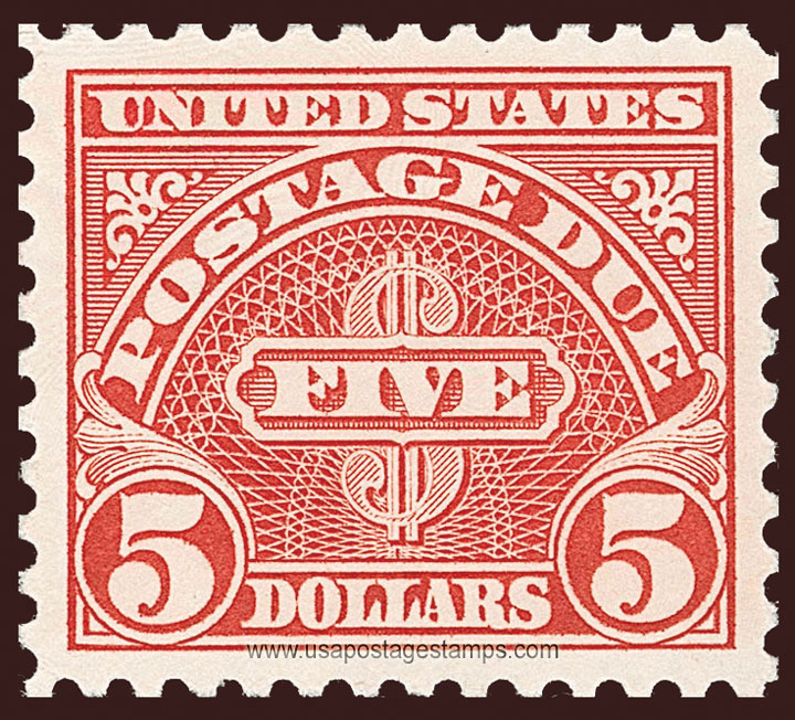US 1930 Postage Due Stamp $5 Scott. J78a