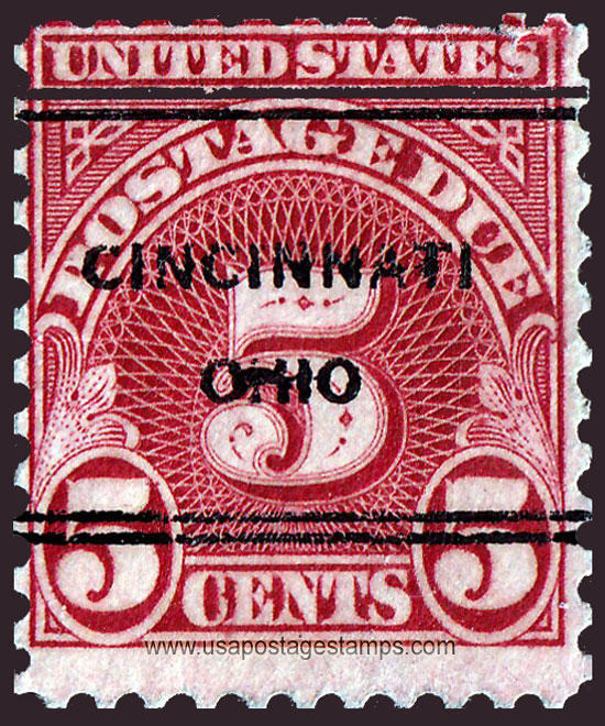 US 1931 Postage Due Stamp 5c. Michel PRP48B