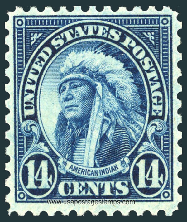 US 1931 American Indian 14c. Scott. 695