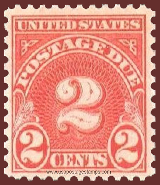 US 1931 Postage Due Stamp 2c. Scott. J81a