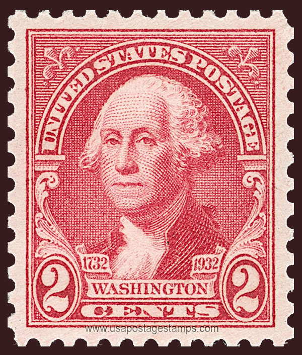 US 1932 George Washington (1732-1799) 2c. Scott. 707