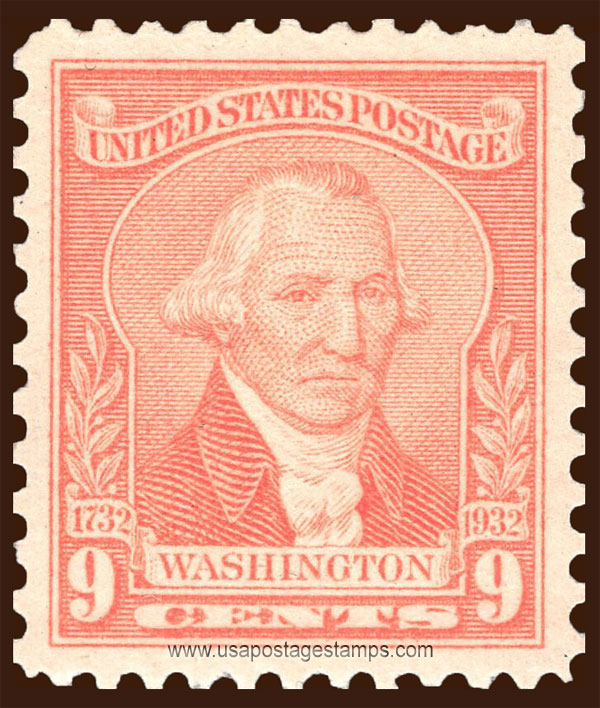 US 1932 George Washington (1732-1799) 9c. Scott. 714