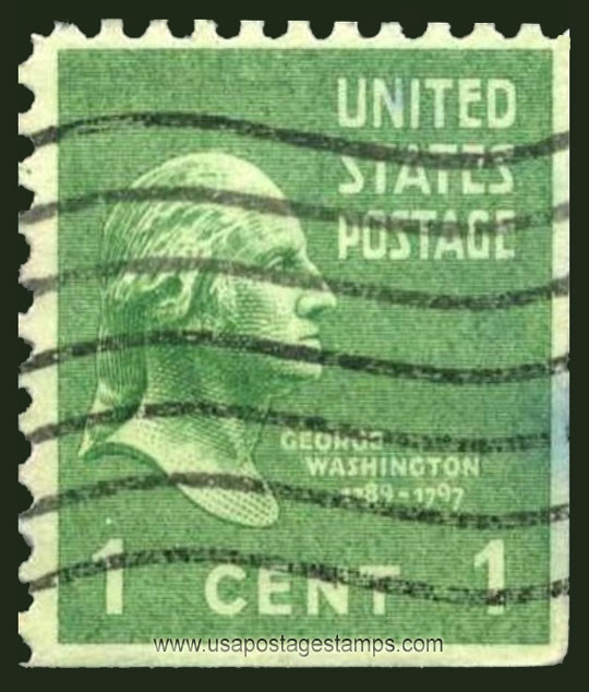 US 1938 George Washington (1732-1799) 1c. Michel 411Eru