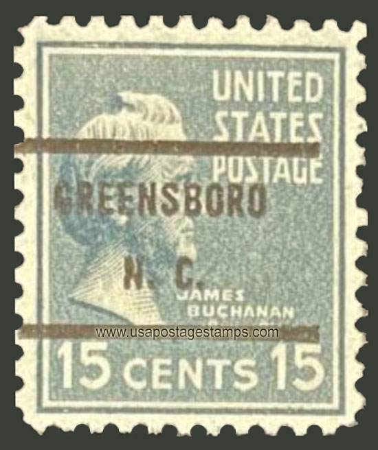 US 1938 James Buchanan (1791-1868) 15c. Michel 427AV