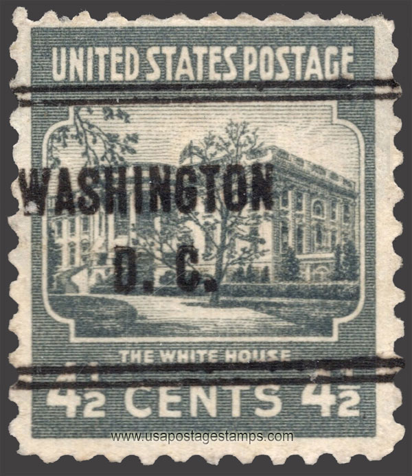 US 1938 The White House, Washington, D.C. 4½c. Michel PR416A