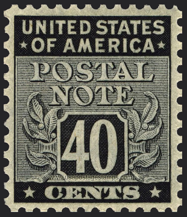 US 1945 Postal Note 40c. Scott. PN13