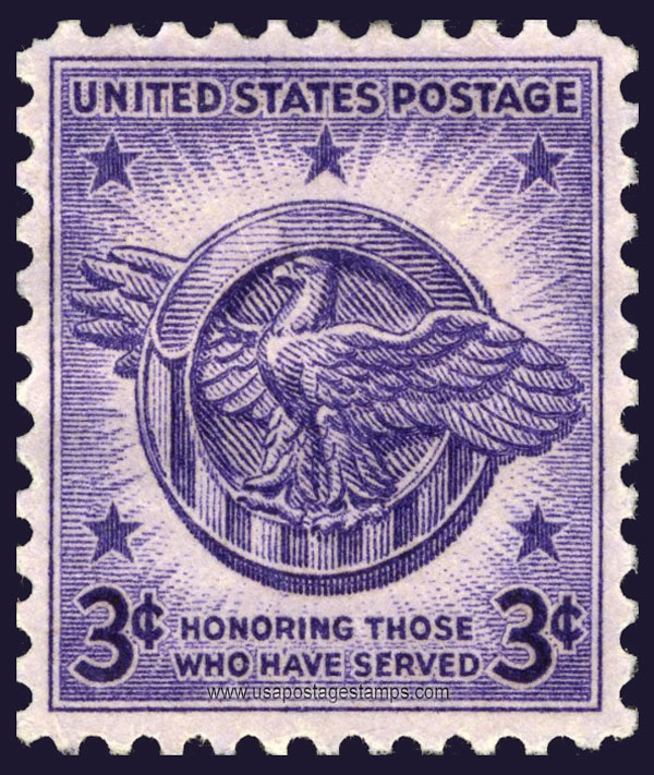 US 1946 Honorable Discharge Emblem 3c. Scott. 940