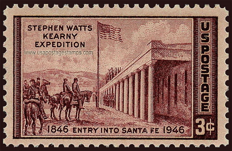 US 1946 Stephen Watts Kearny Expedition 3c. Scott. 944