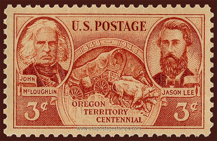 US 1948 Oregon Territory Centennial 3c. Scott. 964