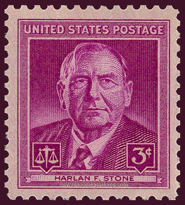 US 1948 Justice Harlan Fiske Stone (1872-1946) 3c. Scott. 965