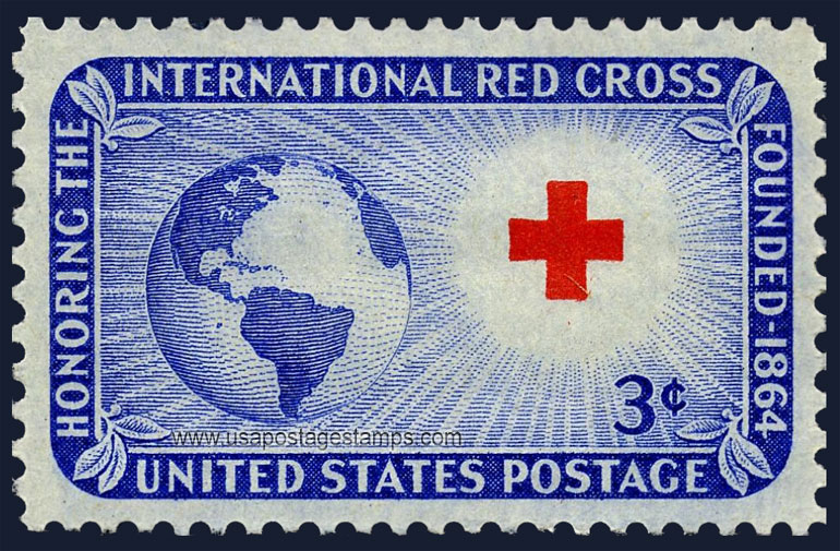 US 1952 Red Cross Centenary 3c. Scott. 1016