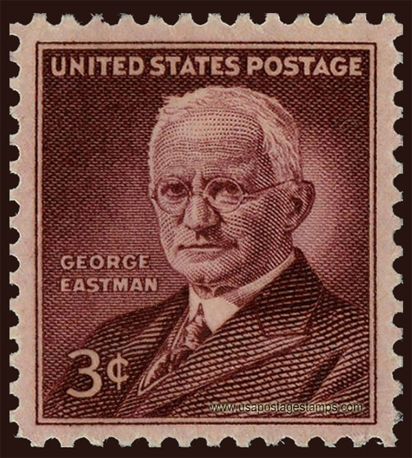 US 1954 Entrepreneur George Eastman (1854-1932) 3c. Scott. 1062