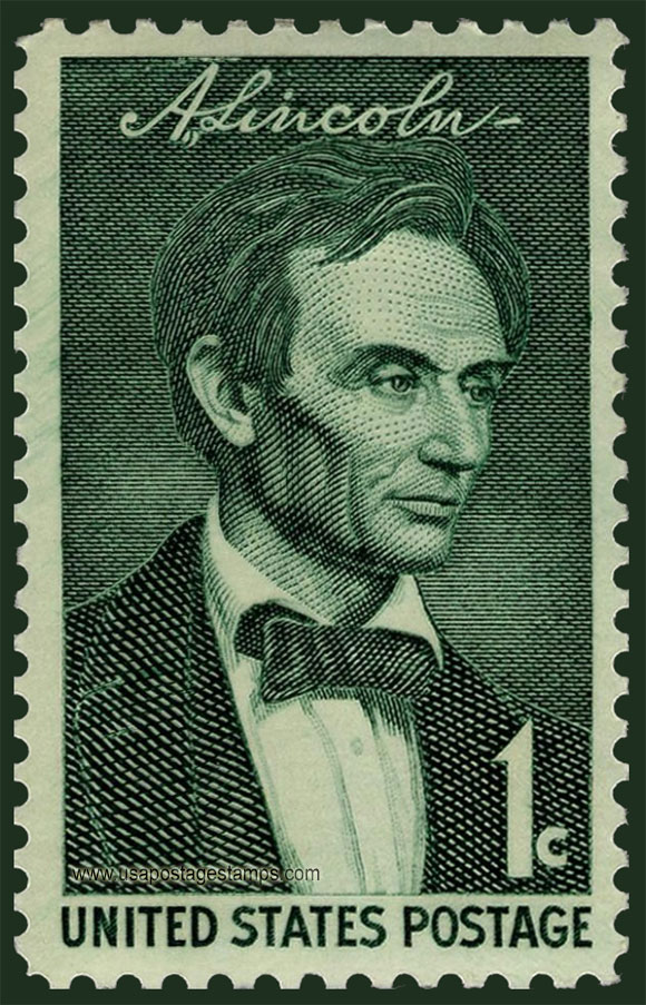 US 1959 Abraham Lincoln (1809-1865) 1c. Scott. 1113