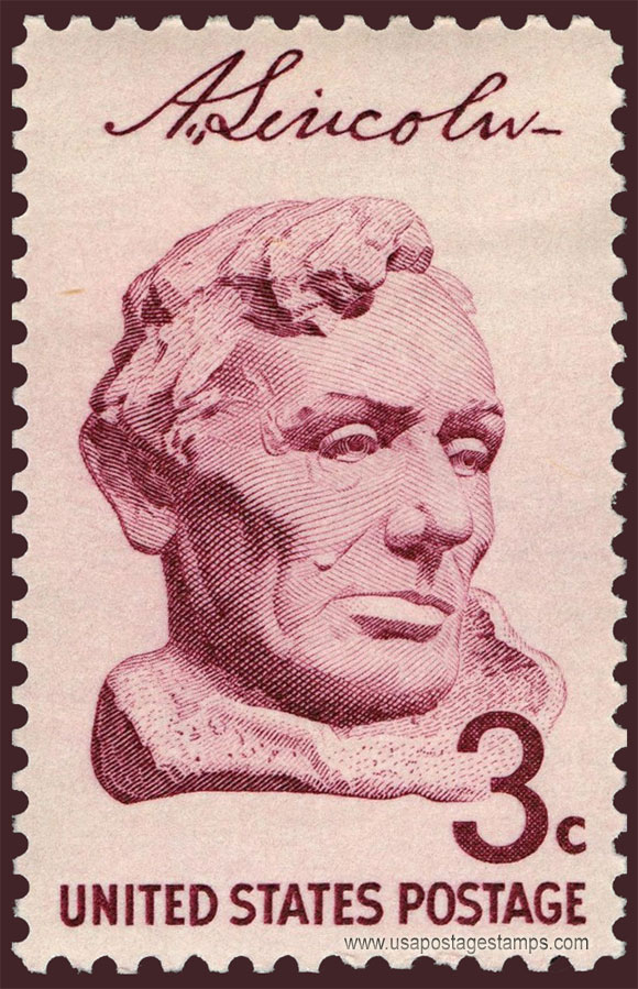 US 1959 Abraham Lincoln (1809-1865) 3c. Scott. 1114
