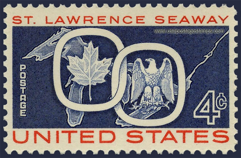 US 1959 St Lawrence Seaway 4c. Scott. 1131