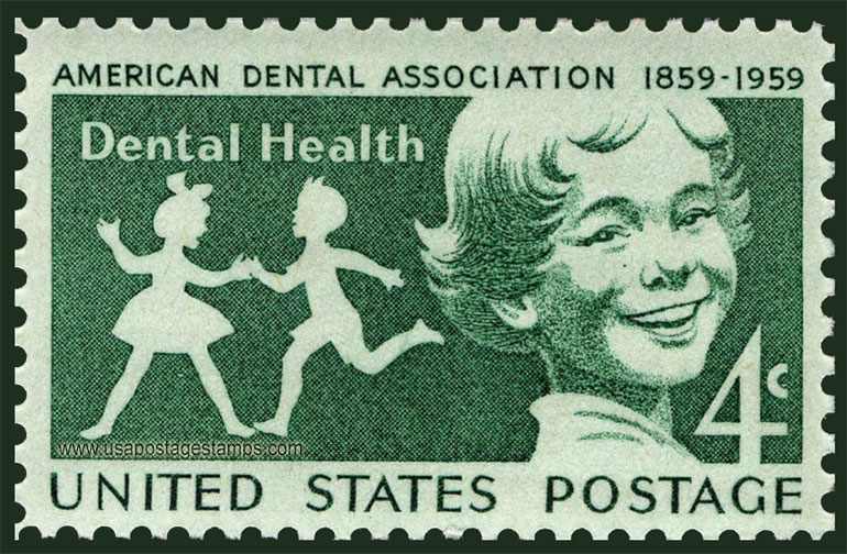 US 1959 American Dental Association 4c. Scott. 1135