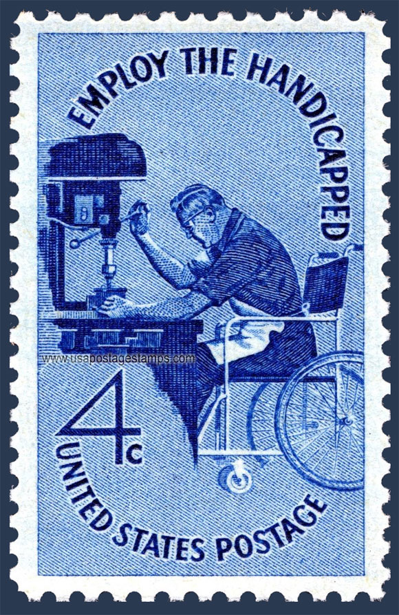 US 1960 Employ the Handicapped 4c. Scott. 1155