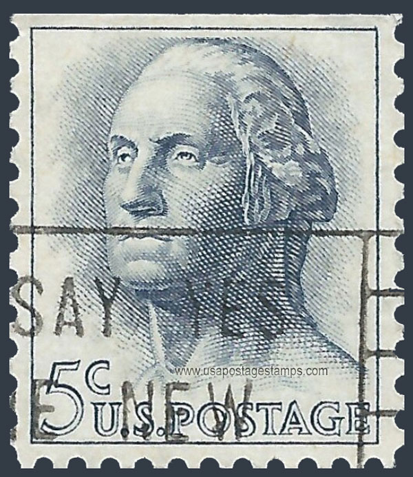 US 1962 George Washington (1732-1799) 5c. Michel 817xo