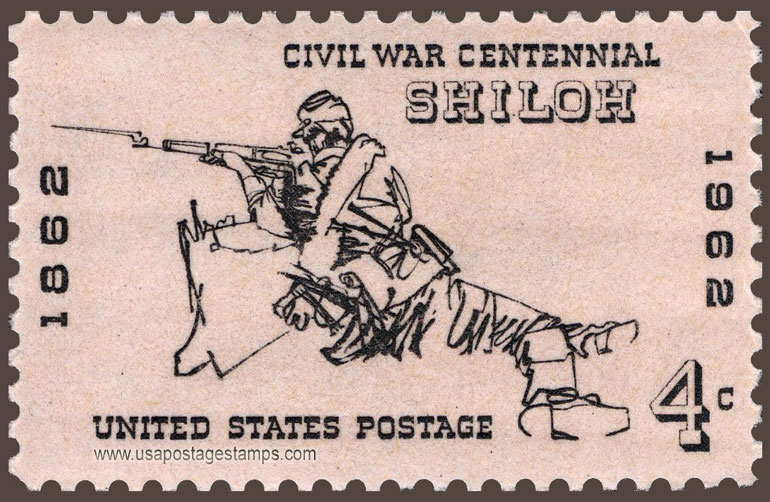 US 1962 Civil War Centennial 'Shiloh' 4c. Scott. 1179