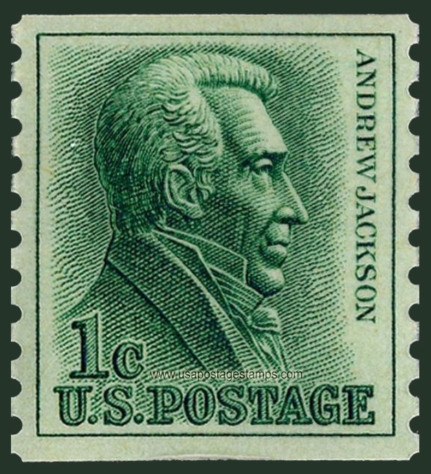 US 1963 Andrew Jackson (1767-1845) Coil 1c. Scott. 1225