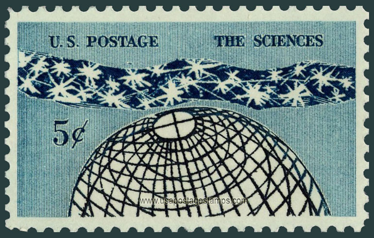 US 1963 The Sciences 5c. Scott. 1237