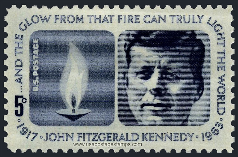 US 1964 John Fitzgerald Kennedy Memorial 5c. Scott. 1246