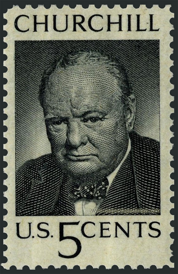 US 1965 Sir Winston Leonard Spencer Churchill 5c. Scott. 1264