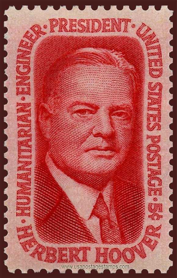 US 1965 President Herbert Clark Hoover 5c. Scott. 1269
