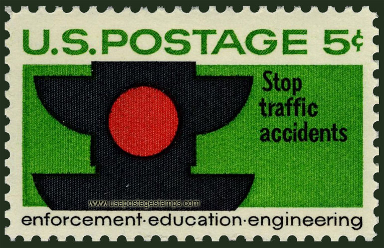 US 1965 Traffic Safety Campaign 5c. Scott. 1272