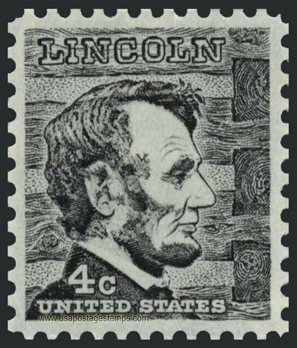 US 1965 Abraham Lincoln (1809-1865) 4c. Scott. 1282a